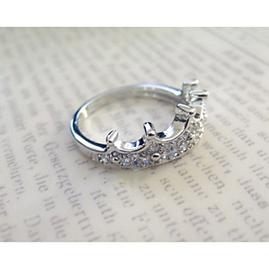 подарок для подруги кроны сплава заявление кольца с стразами (1 шт)