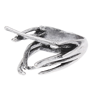 Silvery Ring Finger