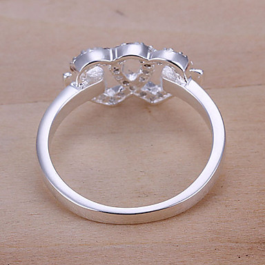 Двухместный Rhinestone сердца кольцо