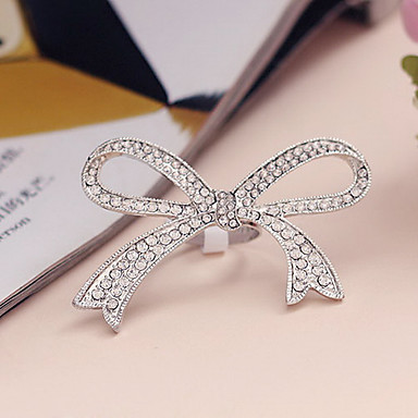Полный бантом Rhinestone кольца (Random Color & Size)