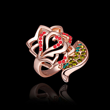 Золото 18K Rhinestone кольца