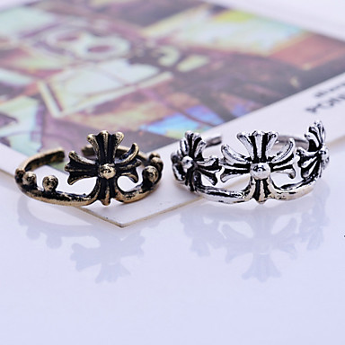 Lureme панк-стиль Chrome Hearts Совместное Кольца