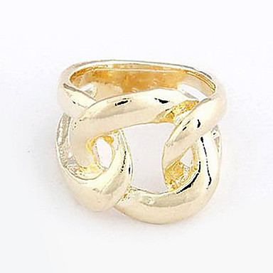 Позолоченные Сплав \"8\" Ring