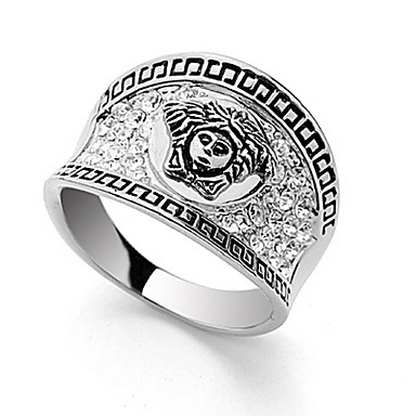 Женщин способа Прозрачные Rhinestone Кольца (золото, серебро) (1 шт)