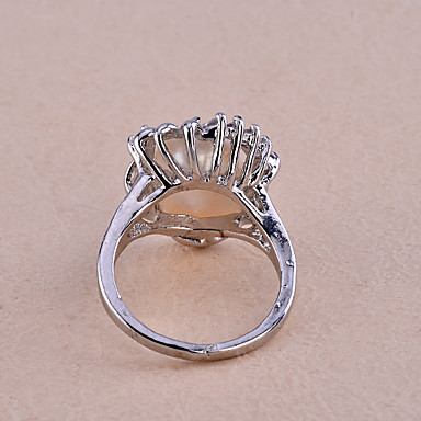 Овальный сплава Pearl Ring