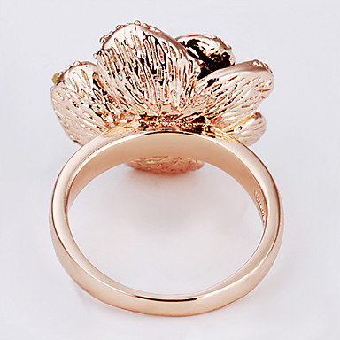 Swarovski Crystal-SWAROVSKI ELEMENTS зеленой меди 18KRGP кольцо LKN18KRGPR089