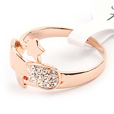 Корейский стиль Rhinestone Звезда Кольцо