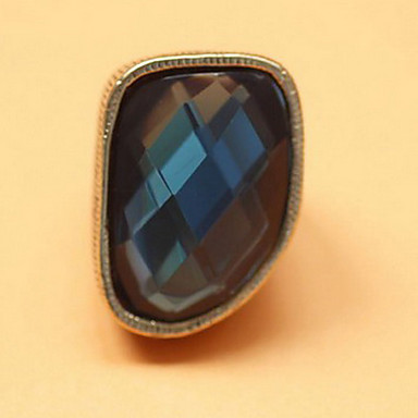 Мода синий Gem Кольцо (Ring Размер 8)