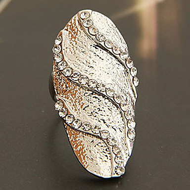 (1 шт) Волнистые Diand Ring Nails (золото, серебро)