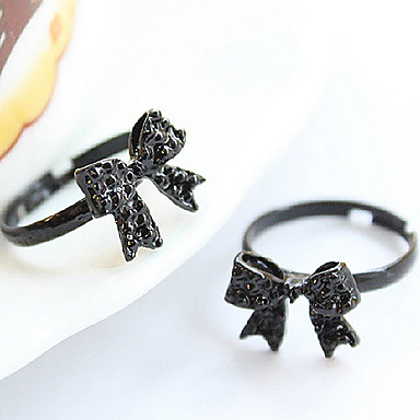 Diand Black Bow Tie Ring Ring Ring девушки