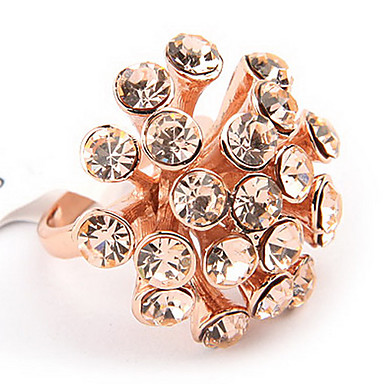 Корейское кольцо Rhinestone Стиль