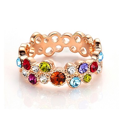 Кристалл Multi-Color моды кольцо