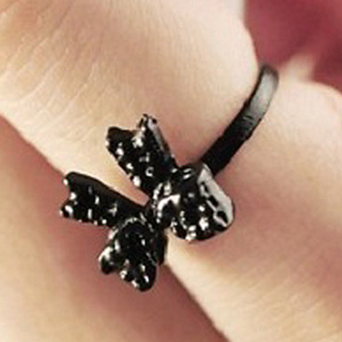 Diand Black Bow Tie Ring Ring Ring девушки
