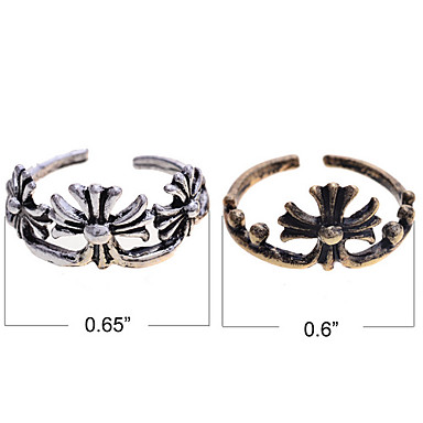 Lureme панк-стиль Chrome Hearts Совместное Кольца