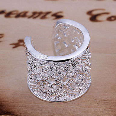 Сияющий Rhinestone Полный Регулируемые кольца
