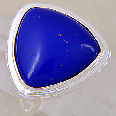 (1 шт) женская мода королевский синий бирюзовый кольцо (Royal Blue)