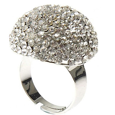 роскошные женщины регулируемая белые круглые кольца