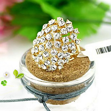 Золотое покрытие Full Ring Rhinestone