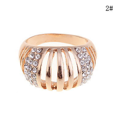 Lureme сплав Циркон полым из кольца (разных цветов)