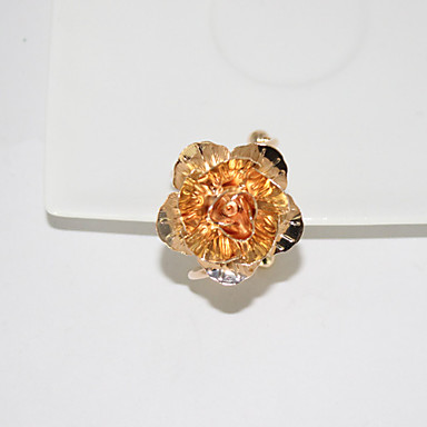Позолоченные короткой весной Camellia кольцо
