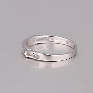 Classic Silver Женские покрыло кольцо Прополка моды
