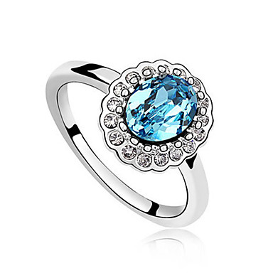 Австрия Crystal Любовь кольцо (разных цветов)