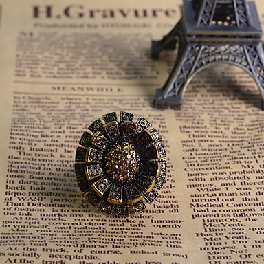 Vintage Flower сплава циркония кольцо
