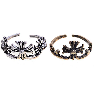 Lureme панк-стиль Chrome Hearts Совместное Кольца