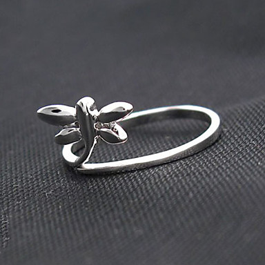 925 серебряных Dragonfly Регулируемая кольцо (серебро)