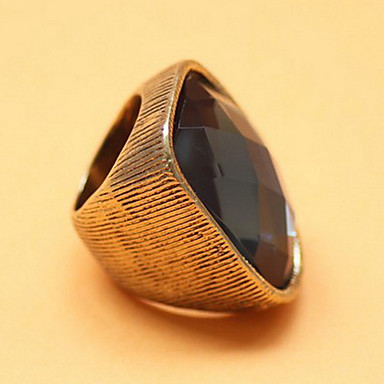Мода синий Gem Кольцо (Ring Размер 8)