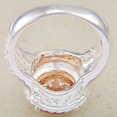 (1 шт) Шампанское женская мода Multi-Каменное кольцо (Champagne)