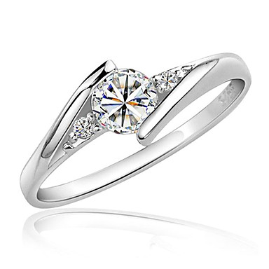 925 серебро и CrystalPlatinum покрыло кольцо