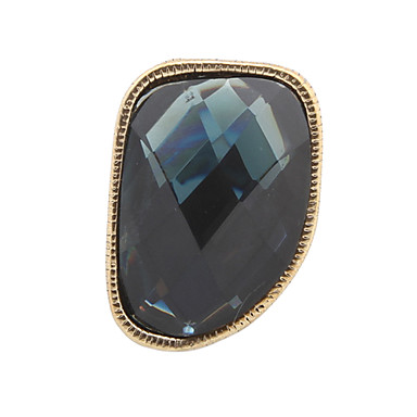 Мода синий Gem Кольцо (Ring Размер 8)