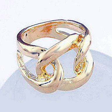 Позолоченные Сплав \"8\" Ring
