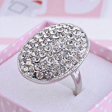 Lureme Полный Кристаллы кольцо Беллы