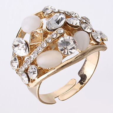Регулируемые кольца Rhinestone
