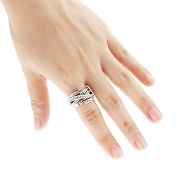 Элегантный Great Wall Rhinestone Ring (ассорти цветов)