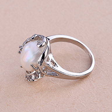 Овальный сплава Pearl Ring