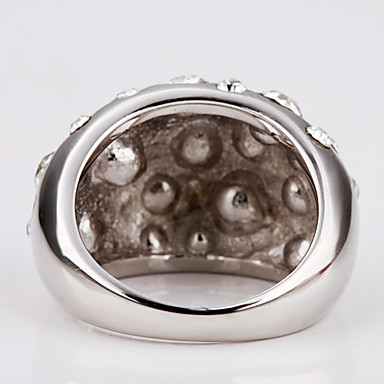 Swarovski Crystal-SWAROVSKI ELEMENTS зеленой меди 18KRGP кольцо LKN18KRGPR118