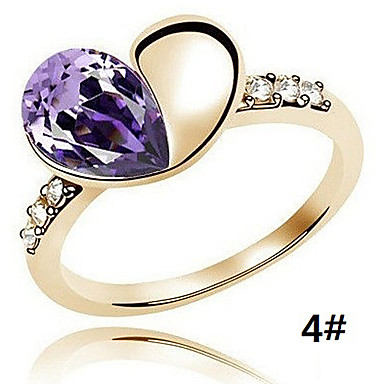 Половина сплава Crystal Heart Ring