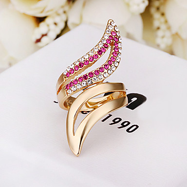 Мода Мульти Rhinestone кольца