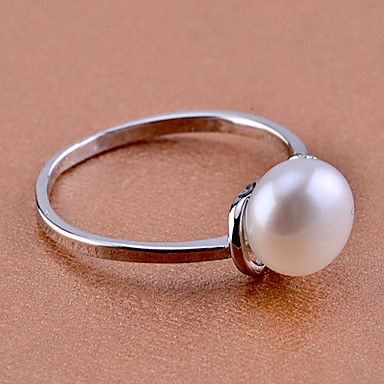 Алмазная Инкрустированный Pearl Ring (ассорти цветов)