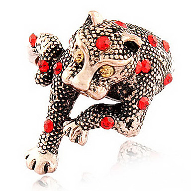 Мода сплава Rhinestone шляпа кольцо (Random Color)