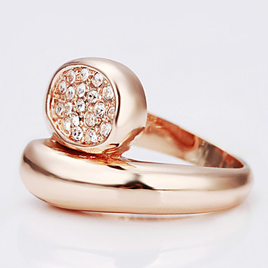 Swarovski Crystal SWAROVSKI ELEMENTS-оловянного сплава 18KRGP кольцо LKN18KRGPR074