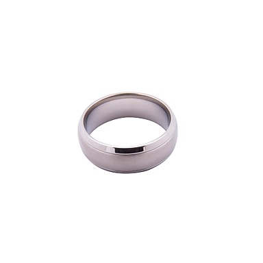 Классический Unisex Матовый центр Анти-Титан Кольца (1Pc)