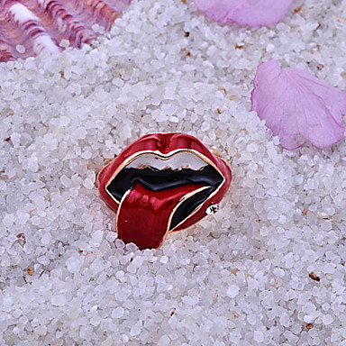 Сексуальная Сплав Red Lips условного звонка