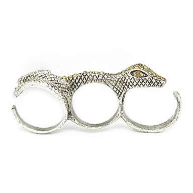 nk Стиль сплава Змея Pattern Three Rings