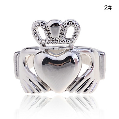 Сплав Сердце Royal Crown условного звонка (разных цветов)