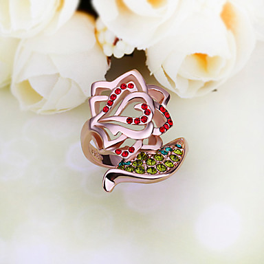 Золото 18K Rhinestone кольца