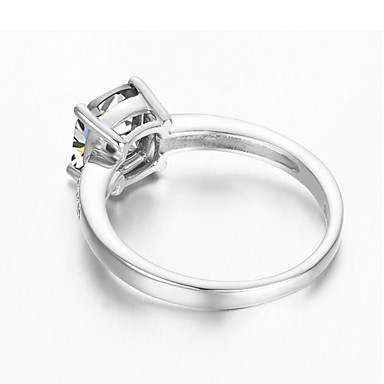 Дамская Свадьба Четыре Когти Ясно Имитация Diand Ring